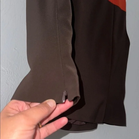 Le Suit Red and Black Crop Boxy Blouse 128 - Picture 6 of 8